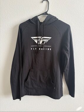 Fly Racing Women's Black Logo Pullover Hoodie